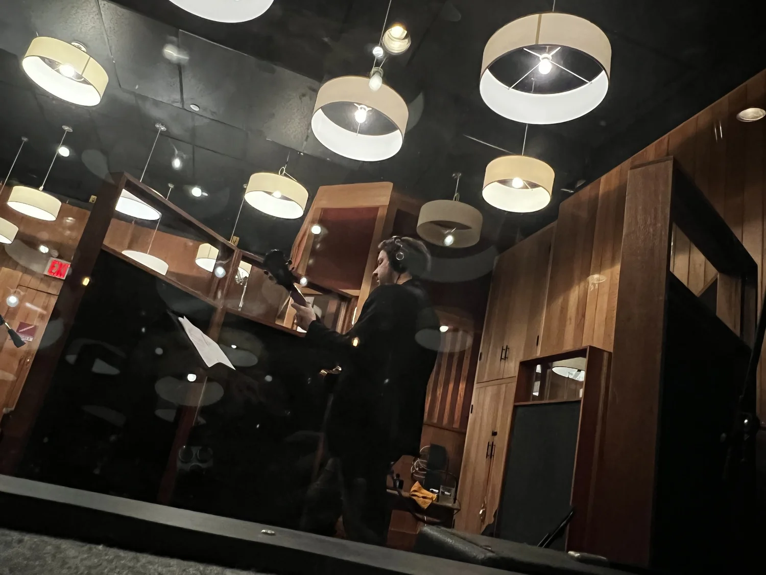 Musicians at a J.M.I. recording session